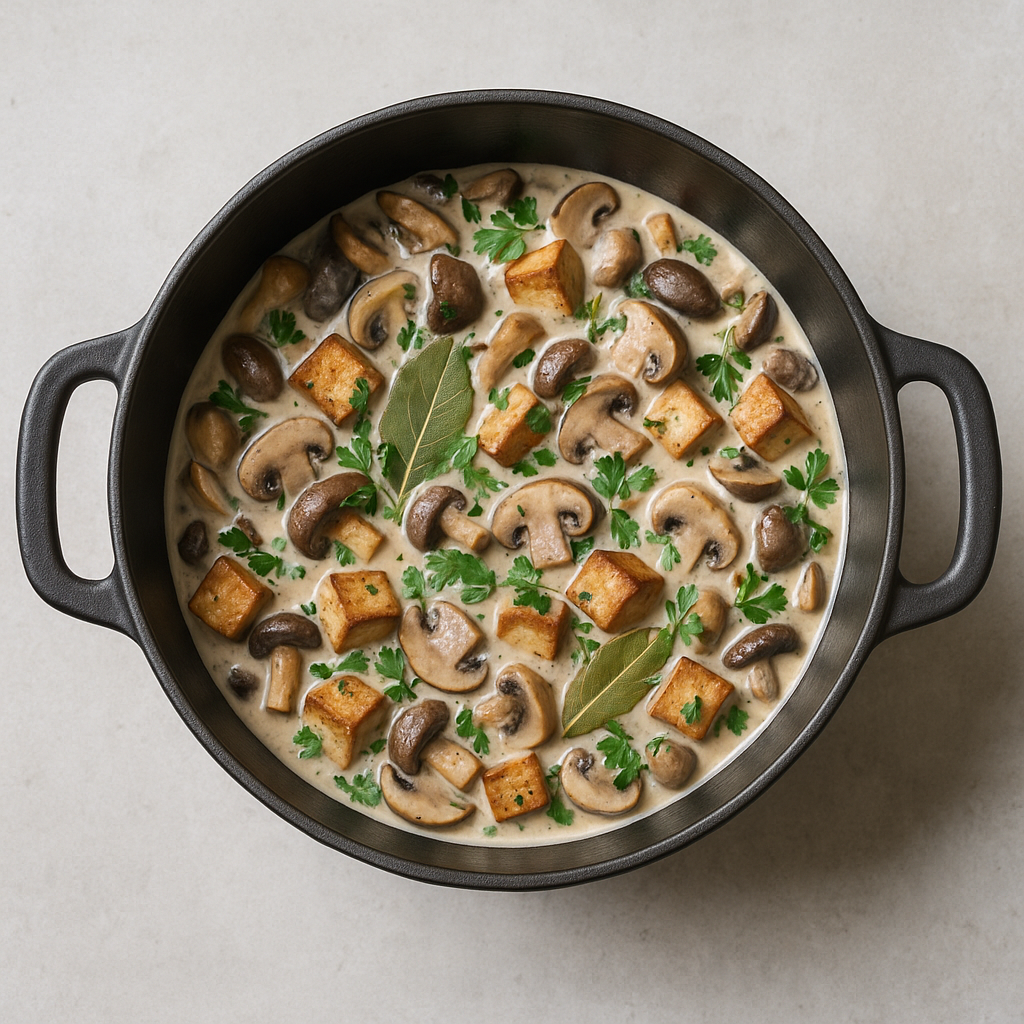 Mushroom Pot with Tofu