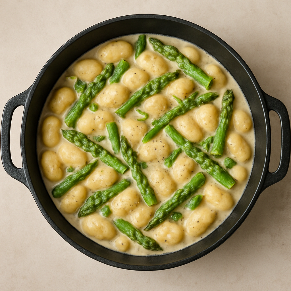 Gnocchi with Asparagus and Mascarpone