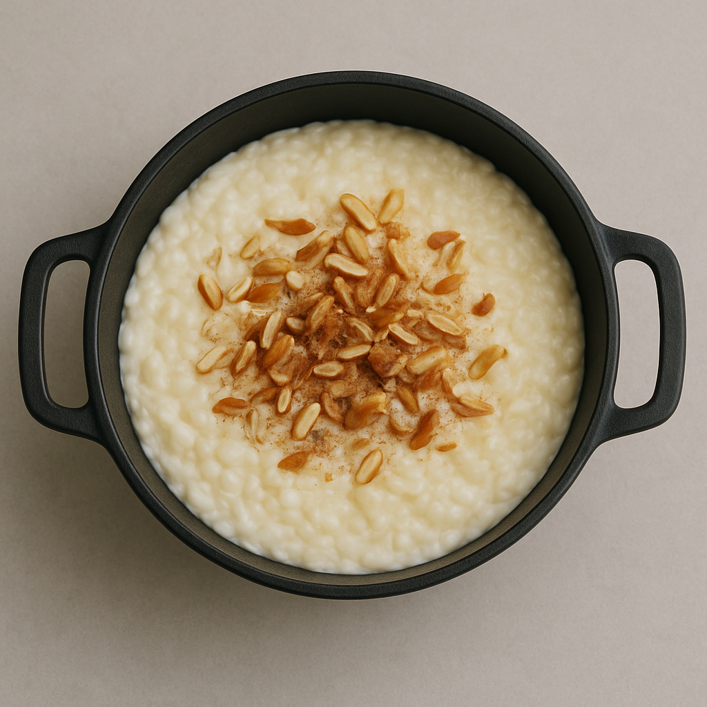 Almond Rice Pudding