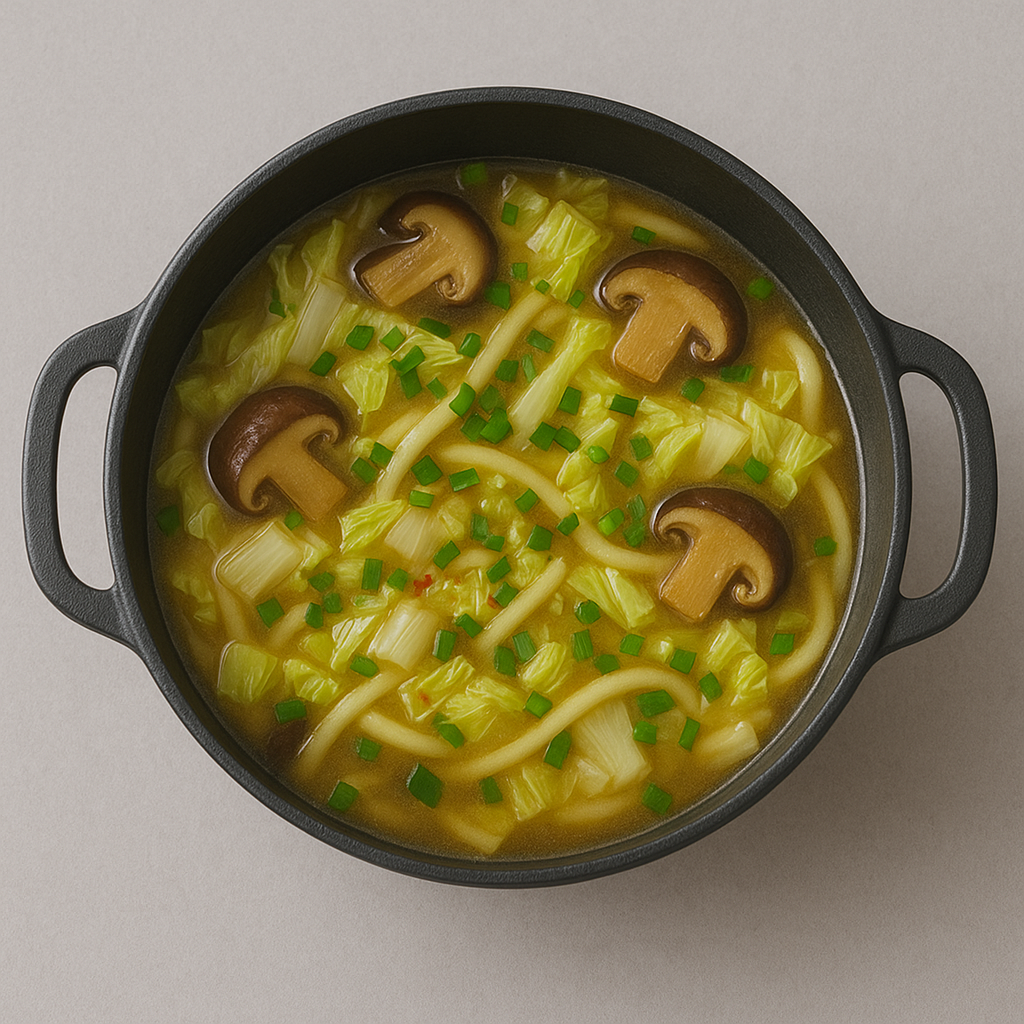 Asian Cabbage Soup with Miso