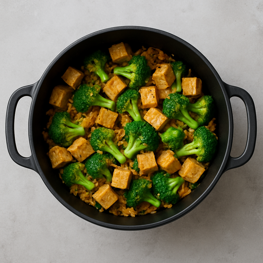 Sweet Potato Pan with Tempeh