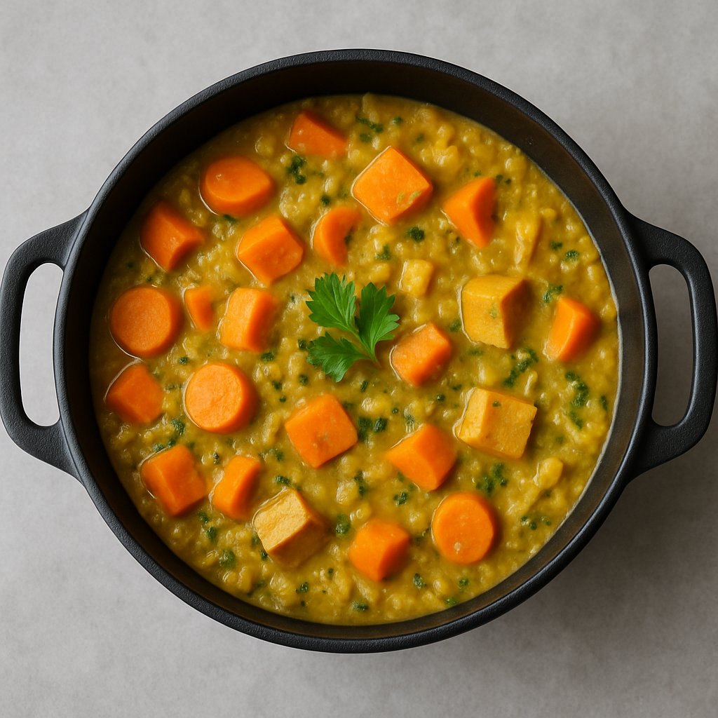 Pea Stew with Smoked Tofu