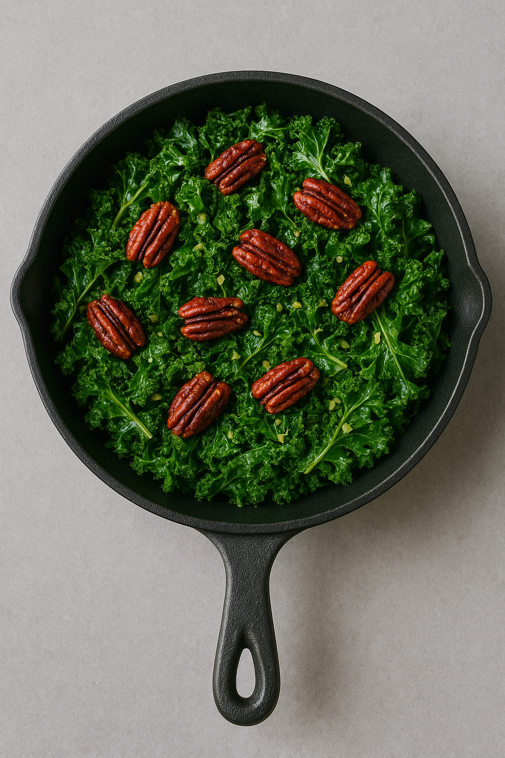 Kale Pan with Pecans