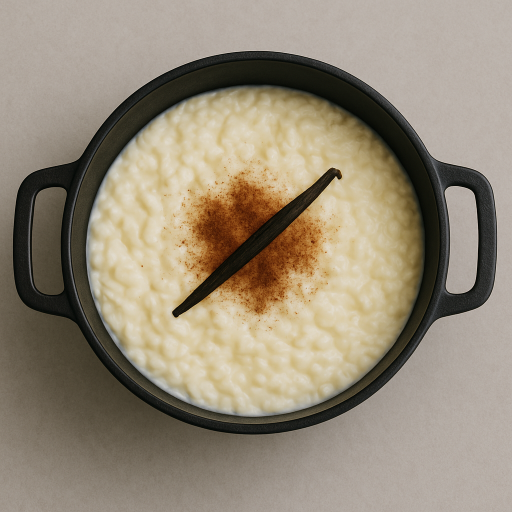 Rice Pudding with Vanilla