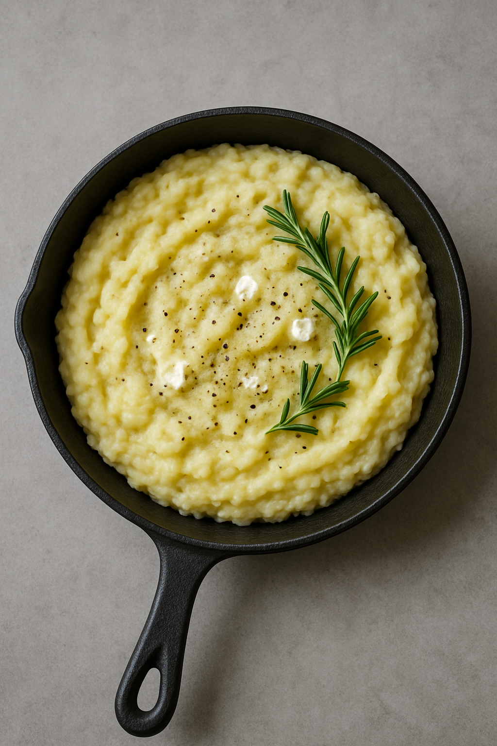 Jerusalem Artichoke Purée with Goat Cheese