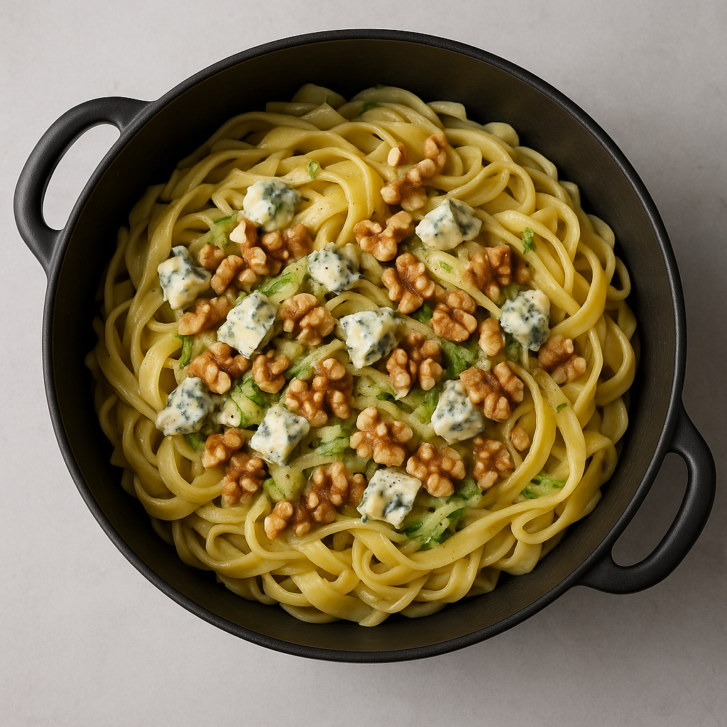 Tagliatelle with Gorgonzola and Walnuts